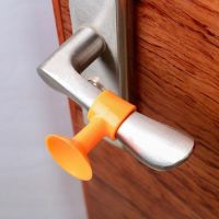 1PC 5 Colors Door Knob Silencer Crash Pad Wall Protectors Silicone Door Stopper Anti Collision Stop Products Decorative Door Stops