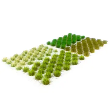 Simulated Grass Miniature Cluster Fake Tuft Artificial Platform