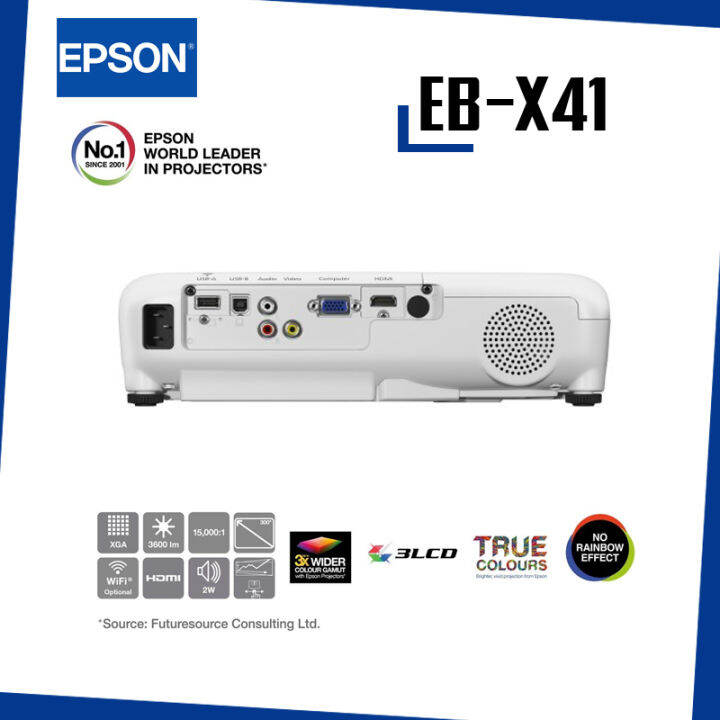 epson-eb-x41-เครื่องฉายภาพมัลติมีเดียโปรเจ็คเตอร์