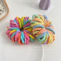 [COD] Candy-colored childrens hair baby does hurt head girls rubber band ponytail leather set headdress