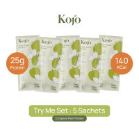 Try Me Set: Kojo Plant Based Protein Green Apple Flavour โปรตีนจากพืช รสแอปเปิ้ลเขียว 5 ซอง