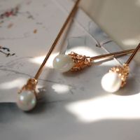 【CW】 Morkopela shell Pearls Hairpin Stick Fashion Hair Pins Accessories Wedding Graceful Jewelry