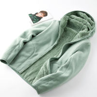 ；【‘；- Women Pullover Sweatshirts Winter Warm Polar/Coral Fleece Unisex Reversible Hoodie Hooded Ladies Flannel Coat Hoody Jacket