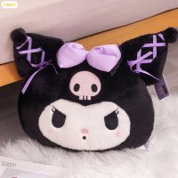 KISSYA Sanrio Kuromi ตุ๊กตาผ้ากำมะหยี่ Boneka Mainan เมโลดี้,ตุ๊กตาหนานุ่มนุ่มสบายไม่ระคายเคืองผิวเหมาะสำหรับเป็นของขวัญสะดวกสบายสำหรับเด็กเด็ก