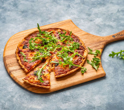 Wooden pizza board ไม้รองพิซซ่า ถาดไม้รองอาหาร รองขนมปัง  ขนาด 36x24 cm เขียงรองพิซซ่า จานรองพิซว่า บอร์ดไม้พิซซ่า แผ่นบอร์ดไม้สำหรับตัดพิซซ่า