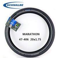 【COD】Schwalbe MARATHON PLUS 20X1.75ยางจักรยาน47-406ลวดเหล็กยางจักรยานสำหรับ Croeched ประเภทขอบเพียงสีดำสะท้อนชิ้นส่วนขี่จักรยาน