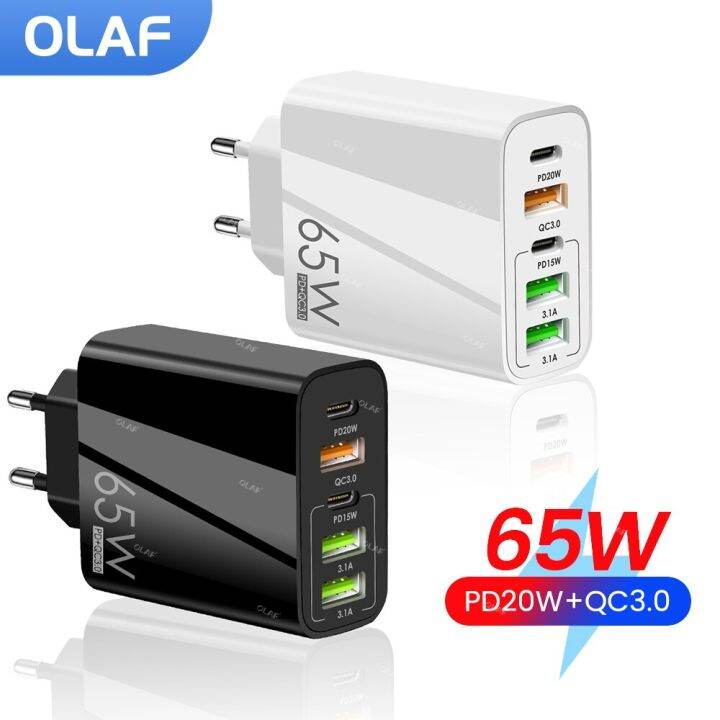 usb-c-ที่ชาร์จชาร์จเร็ว65w-อะแดปเตอร์-usb-type-c-ที่ชาร์จโทรศัพท์มือถือ-qc3-0-pd-สำหรับ-iphone-โทรศัพท์-ipad-แท็บเล็ต