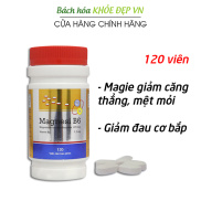 Viên uống magie, vitamin B6 giảm suy nhược thần kinh, mệt mỏi, căng thẳng