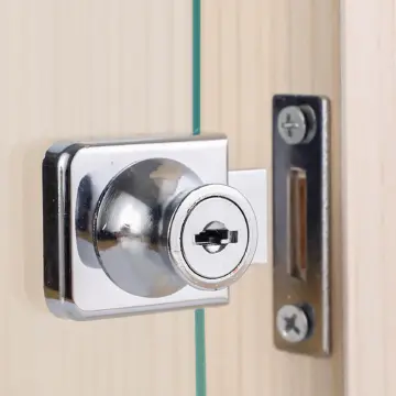 Wholesale Zinc alloy furniture door lock showcase cabine sliding