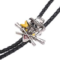 New products Western cowboy skull bolo tie for men and women American Western cowboy bolo tie