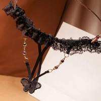 Bulk Lots Wholesale Panties Temptation Low-Rise Floral Lace Sexy G-String Bow-Knot Out Hollow Fashion Women