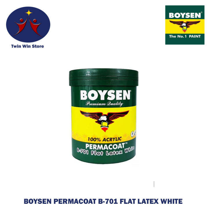 BOYSEN PERMACOAT B-701 FLAT LATEX WHITE | Lazada PH