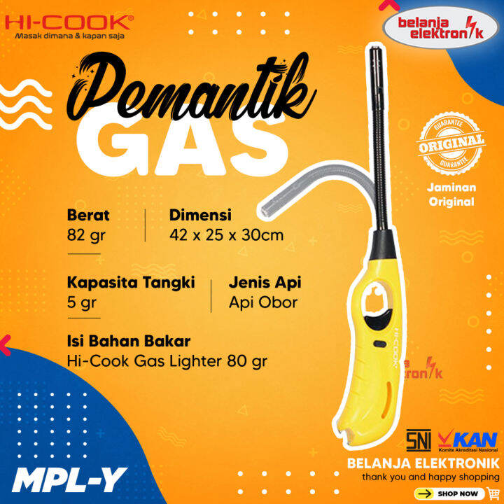 ALAT PEMANTIK GAS HI-COOK MPL-Y | Lazada Indonesia