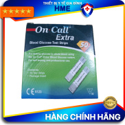 Hộp 50 Que thử đường huyết On Call Extra, NK chính ngạch, tem niêm phong