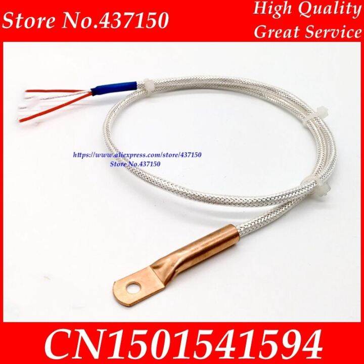 patch-type-pt100-temperature-sensor-thermocouple-temperature-probe-pt1000-patch-thermal-resistance-round-hole-smd-ptfe-cable