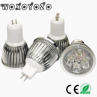 พลังงานสูงโคมไฟ LED สปอตไล GU5.3 MR16หลอดไฟ LED MR 16 AC และ DC 12โวลต์ OJ 5.3 AC110V 220โวลต์หรี่แสงได้9วัตต์12วัตต์15วัตต์หลอดไฟ LED แสง