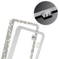 Highlighting Cars Decor Full-frame Product License Plate Frame Rhinestones A70F