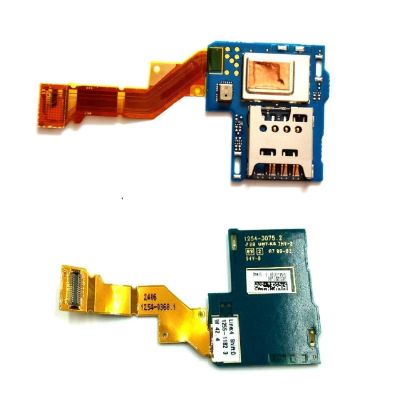 Genuine Sim Card Slot PCB Flex Cable For Sony Xperia Acros S LT26i LT26 sim card reader connector slot tray holder Flex cable