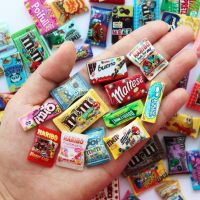 1/6 Miniature Dollhouse Snack Mini Chocolate Bean Model Food for Barbies Doll Kitchen Accessories Toys for Girl