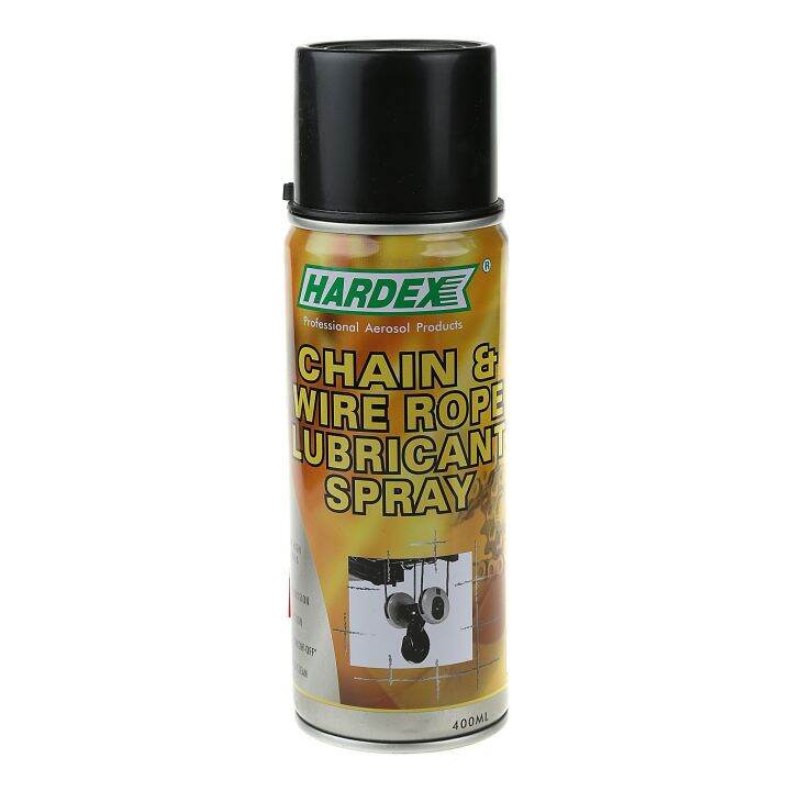 HARDEX CHAIN & WIRE ROPE LUBRICANT SPRAY 400ML Lazada PH