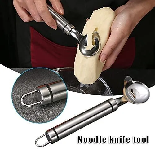 1pc Stainless Steel Manual Pasta Maker, Noodle Cutter Roller