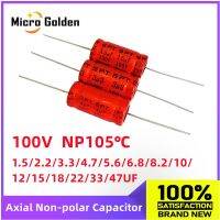 【YF】♦✔♞  (5pcs) 100V SPT non-polar Electrolytic Capacitor AUDIO 1.5/2.2/3.3/4.7/5.6/6.8/8.2/10/12/15/18/22/33/47UF