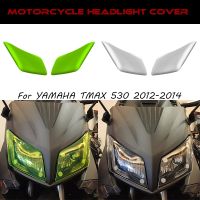 ○ ○ MTKRACING For YAMAHA TMAX 530 TMAX530 2015-2016แผ่นโคมไฟอะครีลิคหน้าจอฝาครอบป้องกันไฟหน้ารถจักรยานยนต์