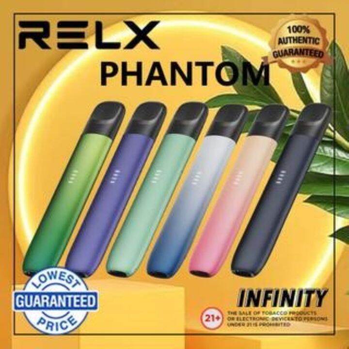 Relx1 Smoke phantom vapesmoke rechargeable original with juice Vaoe