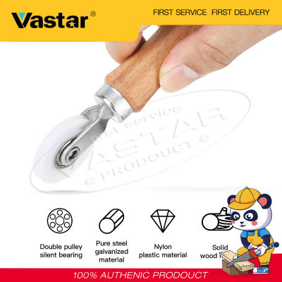 Vastar Rolling Tool,ต้องมีเครื่องมือสำหรับติดตั้งหน้าต่างและผ้าม่านประตู,ไม้จับและล้อเหล็ก,ทนทานและใช้งานง่าย