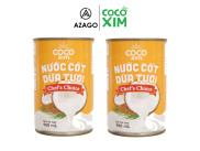 Combo 2 lon nước cốt dừa tươi từ 100% dừa nguyên chất Cocoxim Chefs Choice
