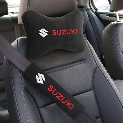 {Automobile accessories} หมอนพักคอเบาะหมอนรองคอเบาะรถยนต์อัตโนมัติสำหรับ Suzuki Grand Swift Jimny Vitara Baleno SX4 Alto