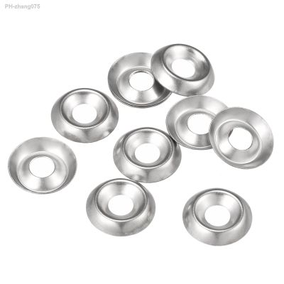 uxcell 50pcs 8 304 Stainless Steel Cup Washer Countersunk for Screw Bolt