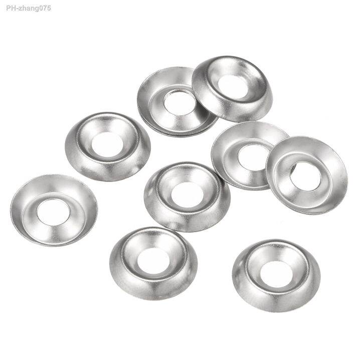 uxcell-50pcs-8-304-stainless-steel-cup-washer-countersunk-for-screw-bolt