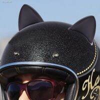 ✵✤ Cat Ears For Helmets Cute Ears Stickers Decoration Motocross Helmet Self Adhesive Cat Ears For Bike Helmets Cat Ears Decoration