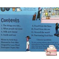 more intelligently ! หนังสือ USBORNE SEE INSIDE WHERE FOOD COMES FROM