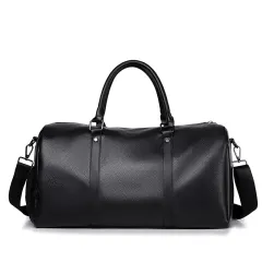 Travel Bag Men's Women Large Capacity Fitness Waterproof Leather Luggage  Printing Boston Shoulder Bags Handbag Messenger