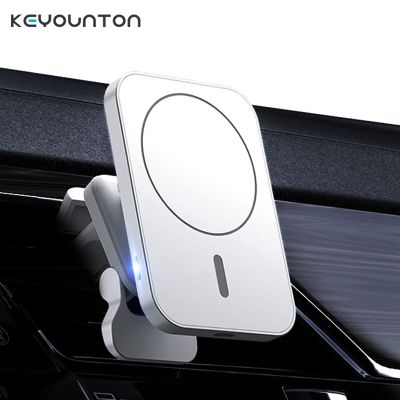 15W Magnetic Wireless Chargers Car Air Vent Stand Phone Holder Fast Charging Station For iPhone 12 13 ProMax XS XR Charger Stand