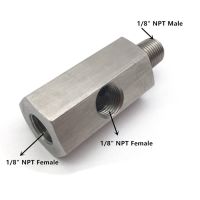 Metric Adapter Oil Preure Sensor 1/8 quot; NPT Female X M10X1 Male amp; Female Tee