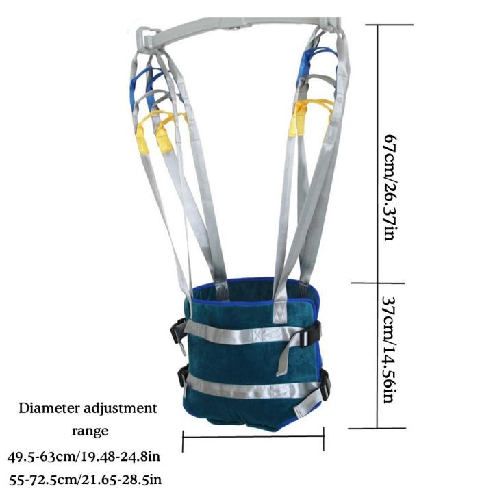การฟื้นฟูสมรรถภาพช่วยเดินยืนยกสลิงยกร่างกายเต็มสลิงผู้ป่วยผู้สูงอายุเตียงรถเข็นนั่งยืนโอนเข็มขัด