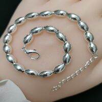 2022 Temper Shiny Sterling Silver Round Bead Charm celets Fashion Different Shapes Jewelry For Women Girls Party Gifts