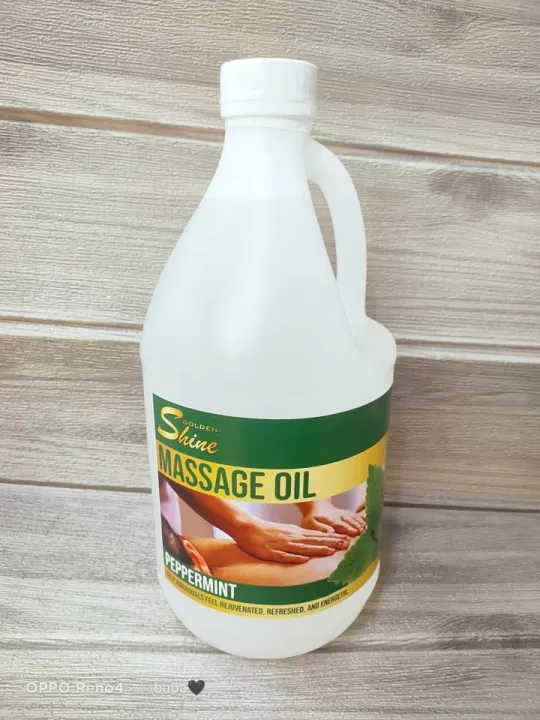 GS MASSAGE OIL PEPPERMINT HALF GALLON Lazada PH