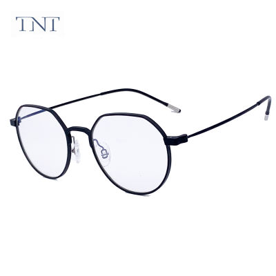 TNT Anti Blue Ray Glasses Frame Pure Titanium+Aluminum-Magnesium Men Classic Myopia Optical Prescription Eyeglass Frames Man