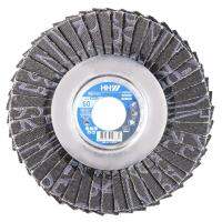 HHW จานทรายซ้อนหลังอ่อนสำหรับขัดเหล็กและสแตนเลส เบอร์ 60 FLEXIBLE FLAP DISC for steel and stainless steel Grit 60