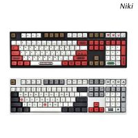 ~ Niki 108 คีย์ Pbt Double-Shot Full Keycap ชุดคีย์บอร์ดวิศวกรรม