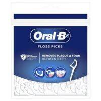 Oral-B Floss Picks 30Ct ออรัลบีไหมขัดฟันแบบมีด้ามจับ 30ชิ้น