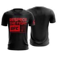 New FashionUFC TShirt Respect The Fight Microfiber Ultimate Fighting Championship 2023