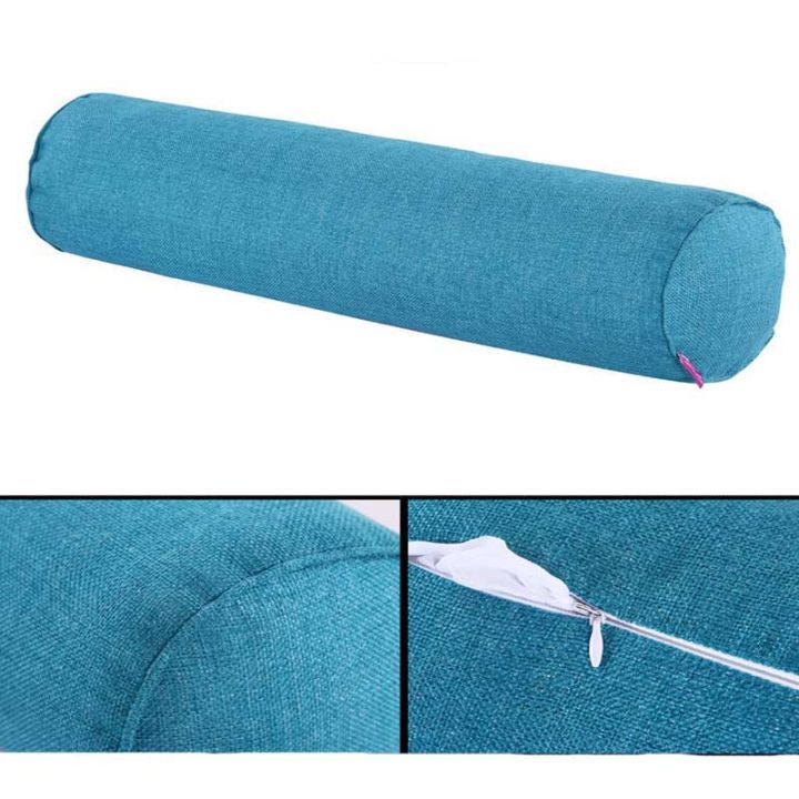 bedboard-long-pillow-for-sleeping-round-body-cushion-chair-pad-backrest-head-pillows