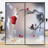 Window glass transparent opaque frosted glass sticker bathroom bathroom anti-light window sticker anti-peeping film