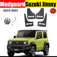 JHTJHNDTGFJHND รถ Mudflaps สำหรับ Suzuki Jimny 2019 2020 2021 Mudguards Fender Mud Flap Guard Splash อุปกรณ์เสริม Auto Styline ด้านหน้าด้านหลัง4Pcs