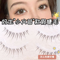 5 Pairs Sharpened Transparent Pedicle Handlefish Silk Thread False Eyelashes Soft Daily Eyelashes False Eyelash Extension Tools